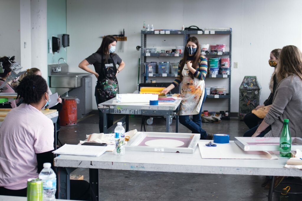 screen printing workshop